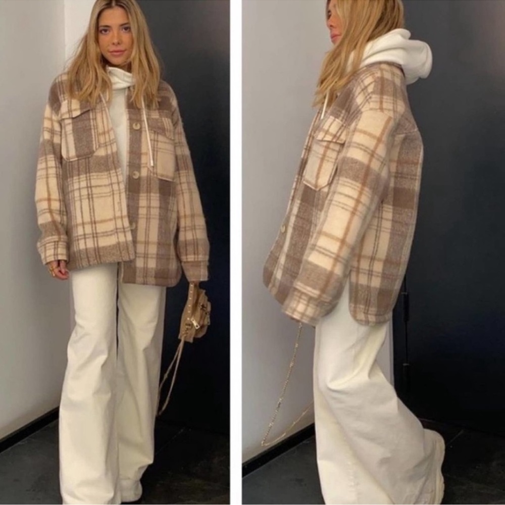 Zara oversized shacket